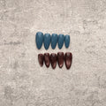 MIST — Dusty Blue & Brown