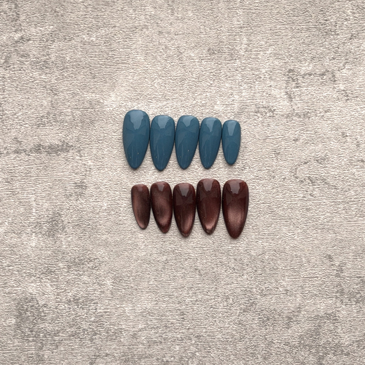 MIST — Dusty Blue & Brown