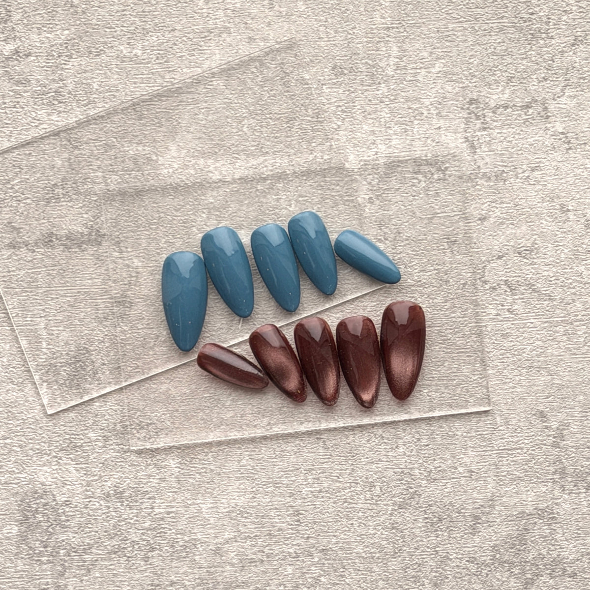 MIST — Dusty Blue & Brown