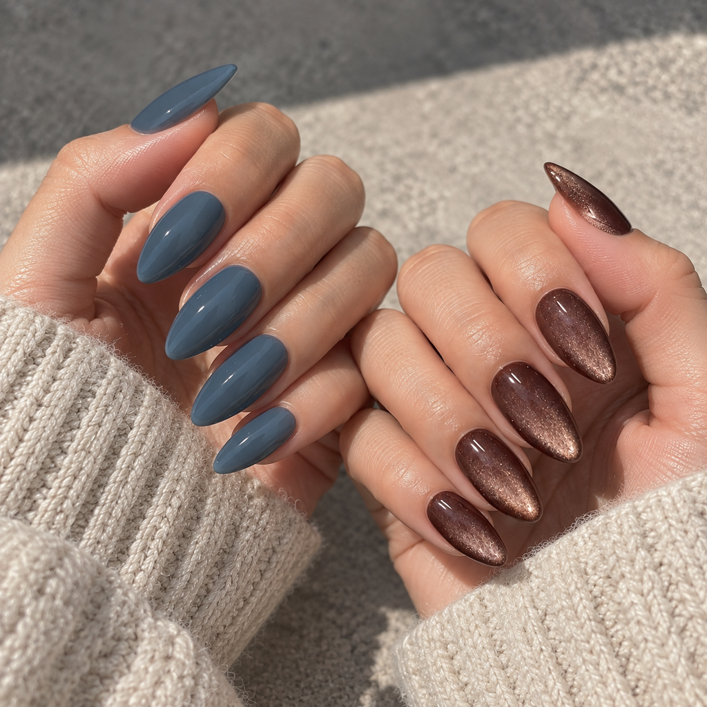 MIST — Dusty Blue & Brown