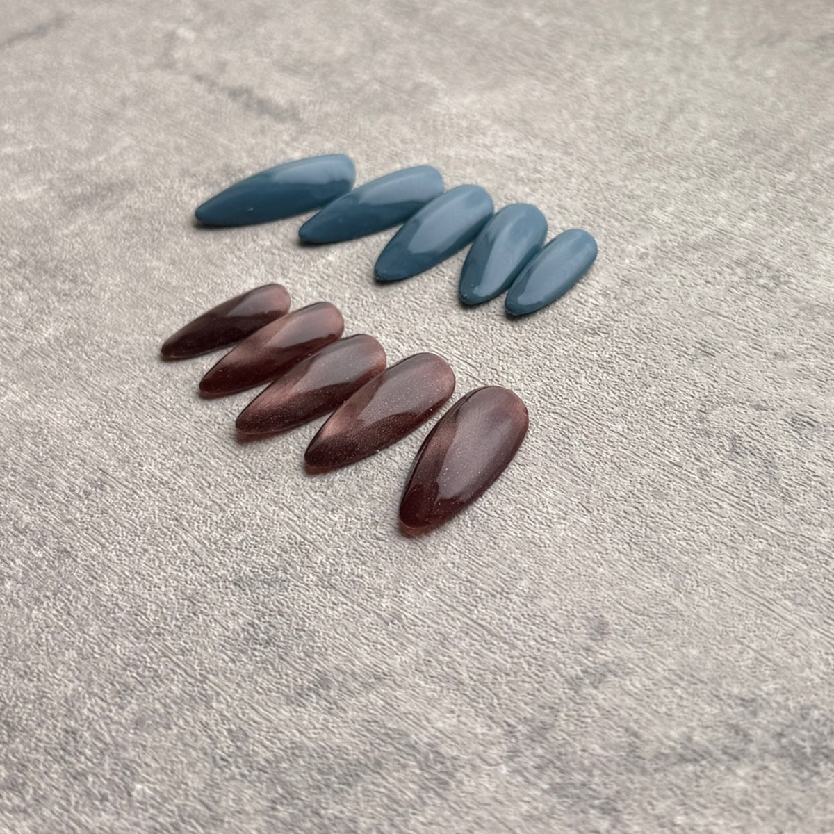 MIST — Dusty Blue & Brown